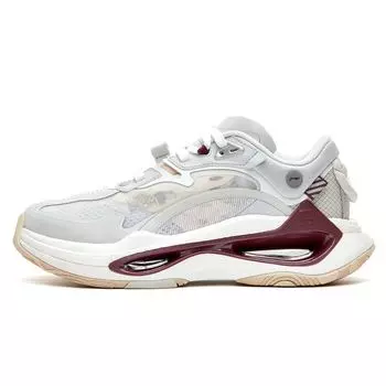 Кроссовки Li Ning Fabric TPU с амортизацией, нескользящие, износостойкие, легкие, с низким верхом, весна-лето 2021, Неделя моды в Париже AGLR084-9 35