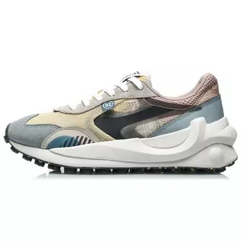 Кроссовки Li Ning Fang Yuan Eternal женские кроссовки желтые синие серые AGCR034-4 35
