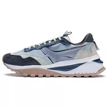 Кроссовки Li Ning Fangyuan Evo с нескользящей износостойкой дышащей светоотражающей подошвой для бега, мужские кроссовки черного и синего цвета AGCS163-1 43