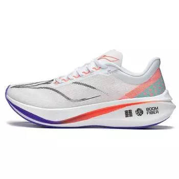 Кроссовки Li Ning Feidian 3.0 Challenger Dopamine Slip с защитой от скольжения, амортизирующие, прочные, с низким верхом, женские кроссовки для бега, стандартные, белые, ARMT038-4 36
