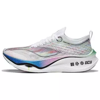 Кроссовки Li Ning Feidian 3.0 Ultra Versatile с низким верхом, амортизирующие, нескользящие, износостойкие, унисекс, стандартные, белые ARMT033-2 37
