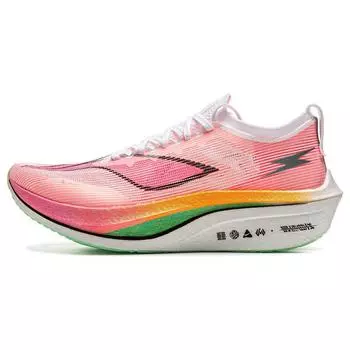 Кроссовки Li Ning Feidian 4 Elite Carbon Plate Technology с высокой устойчивостью, амортизацией, нескользящие, износостойкие, с низким верхом ARMU007-10 36