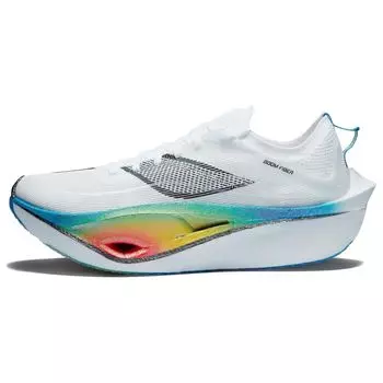 Кроссовки Li Ning Feidian 4 Ultra Carbon Plate Technology с амортизацией, противоскользящие, износостойкие, дышащие, с низким верхом, кроссовки унисекс ARMU003-1 46