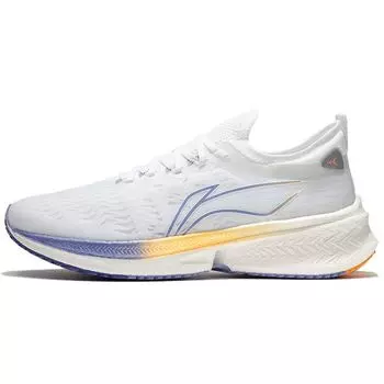 Кроссовки Li Ning Feidian Discovery, удобные, из ткани, ТПУ, амортизирующие, нескользящие, износостойкие, с низким верхом, мужские кроссовки, стандартные, белые, ARMS015-2 44