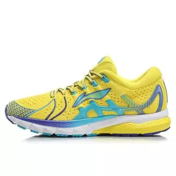 Кроссовки Li Ning Fierce Steed 4 Paris Fashion Week из ткани с амортизацией, нескользящие, с низким верхом, мужские кроссовки, желтые ARZN009-2 41