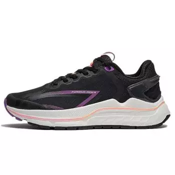 Кроссовки Li Ning Fierce Steed 5 легкие, с низким верхом, женские, черные, фиолетовые, ARZR002-11 35