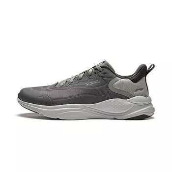 Кроссовки Li Ning Flow Cloud Trendy Fashion Universal Fabric Non-Slip Breathable Low-Top Casual Running Shoes Men sneakers Gray Brown AGLU089-1 41