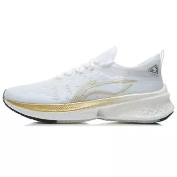 Кроссовки Li Ning Flying Electric Discovery с противоскользящим покрытием, амортизирующие, прочные, с низким верхом, мужские кроссовки, белые ARMR005-11 39
