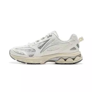 Кроссовки Li Ning Fuyiao 2.0 Classic Retro с двойной амортизацией, устойчивой поддержкой, нескользящие, износостойкие, с низким верхом, женские кроссовки, белые ARXU002-11 38