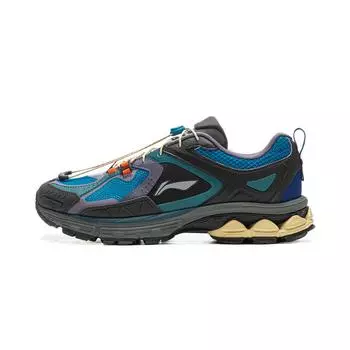 Кроссовки Li Ning Fuyiao 2.0 Trail V2 Classic Retro с двойной амортизацией, устойчивой поддержкой, нескользящие, износостойкие, с низким верхом, мужские кроссовки ARXU023-1 40