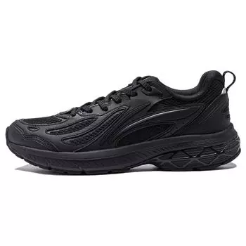 Кроссовки Li Ning Fuyiao V2 легкие, высокопрочные, амортизирующие, нескользящие, износостойкие, с низким верхом, женские, черные ARXT022-1 35