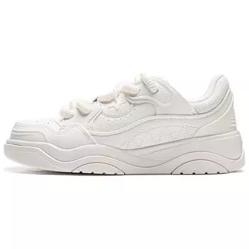 Кроссовки Li Ning Journey 2.0 Bouncing Shoes с толстой подошвой, увеличивающие рост, удобные, универсальные, низкие, мужские кроссовки Cloud-White AGCU091-9 41