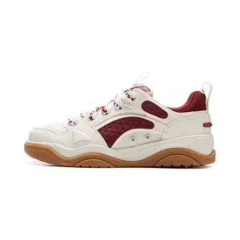Кроссовки Li Ning Journey 2.0 V2 с толстой подошвой, мужские кроссовки, белые, красные, AGCU361-1 39