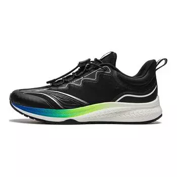 Кроссовки Li Ning Kids Light Leap 1.0 универсальные удобные кроссовки с низким верхом детские кроссовки черные YKFU076-9 32