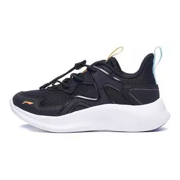 Кроссовки Li Ning Kids Ling Yue 3.5 удобные, амортизирующие, прочные, с низким верхом, детские кроссовки черные YKNT090-1 26