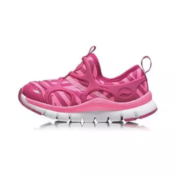 Кроссовки Li Ning Kids Sports Lifestyle Series с круглым носком, нескользящие, амортизирующие, износостойкие, легкие, с отскоком, с низким верхом, для детей YKAP154-24 28
