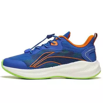 Кроссовки Li Ning Kids Starry Sky легкие, амортизирующие, нескользящие, с низким верхом, детские кроссовки для бега синего и белого цвета YKFT062-1 39