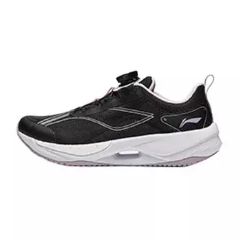 Кроссовки Li Ning Kids Ultra Light 21 с круглым носком, светоотражающие, нескользящие, амортизирующие, низкие, детские, кроссовки, черные, розовые, YKFU012-2 31