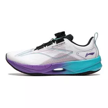 Кроссовки Li Ning Kids Ultra Light 21 из синтетической кожи, сетчатой ткани, круглого носка, светоотражающие, амортизирующие, дышащие, с низким верхом, для бега YKFU012-15 35