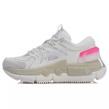 Кроссовки Li Ning Kua Fu Essential Fabric Synthetic Leather с амортизацией, нескользящие, износостойкие, дышащие, легкие, с низким верхом ARHR094-2 37