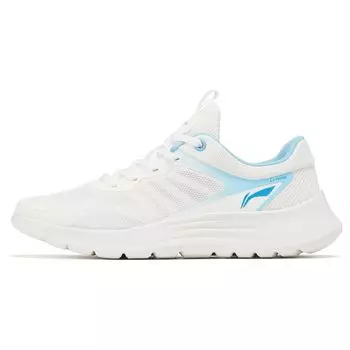 Кроссовки Li Ning легкие, мягкие, дышащие, амортизирующие, прочные, с низким верхом, мужские, белые, синие, ARST019-1 45