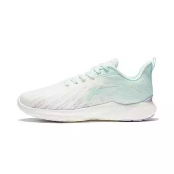 Кроссовки Li Ning легкие, мягкие, дышащие, амортизирующие, нескользящие, прочные, с низким верхом, женские, белые, синие, ARSU082-2 35