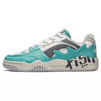Кроссовки Li-Ning Light Blue Ocean легкие, высокопрочные, с толстой подошвой, увеличивающие рост, износостойкие, дышащие, с низким верхом, для скейтбординга AGCT416-2 37