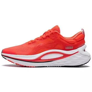 Кроссовки Li Ning Lijun 6-го поколения из ткани с амортизацией, нескользящие, износостойкие, дышащие, с низким верхом, мужские кроссовки, красные ARZS001-3 41