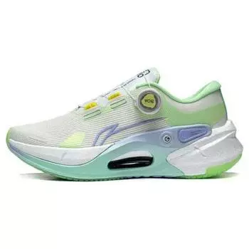 Кроссовки Li Ning Lijun 7 Pro с нескользящей подошвой и износостойкостью, женские кроссовки для бега, зеленые, белые, синие ARZT002-4 35