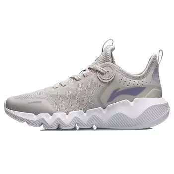 Кроссовки Li Ning Lingdong Flex Low Top женские кроссовки серо-фиолетовые ARKR006-4 35