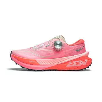 Кроссовки Li Ning Lu Pro легкие удобные модные амортизирующие нескользящие кроссовки с низким верхом для бега по пересеченной местности женские кроссовки розовые ARNU002-6 36
