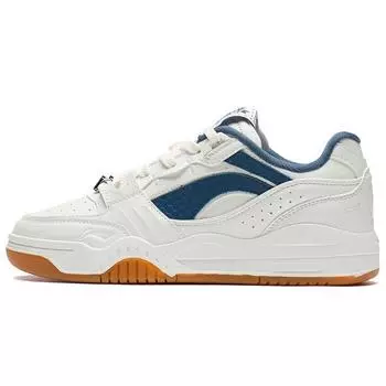 Кроссовки Li Ning Moon White Dream Theme, повседневные, универсальные, на толстой подошве, нескользящие, износостойкие, дышащие, увеличивающие рост, с низким верхом, для скейтбординга AGCS251-9 46