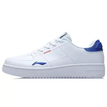 Кроссовки Li Ning Oneplay Slip Resistant Durable Low Top для скейтбординга унисекс белые синие AGCR187-1 44