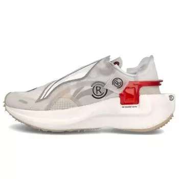 Кроссовки Li Ning Paris Fashion Week с нескользящей износостойкой дышащей подошвой, унисекс, белые, серые ARHQ151-2 42