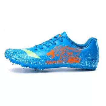 Кроссовки Li Ning Professional Durable Lightweight Rebound Low Top для бега, мужские, сине-оранжевые, LJJP171-2 42