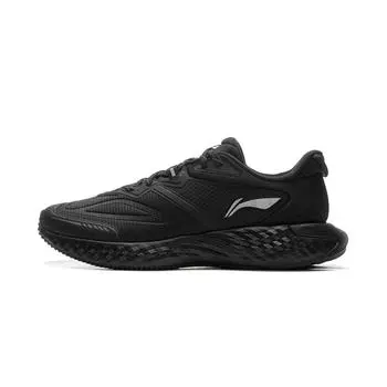 Кроссовки Li Ning Protective Cloud Cushioning Rebound Boost Comfortable Wrap с нескользящей подошвой и износостойкими низкими кроссовками для бега для мужчин, черные ARSU057-1 39