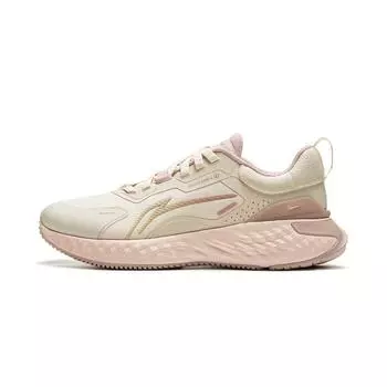 Кроссовки Li Ning Protective Cloud Simple Universal, амортизирующие, нескользящие, износостойкие, с низким верхом, повседневные, женские, розовые AGLU244-2 39