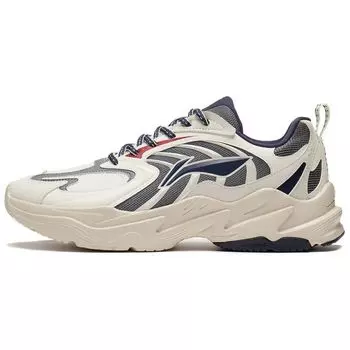 Кроссовки Li Ning Qixing Trend Rebound Shock Absorbation Non-Slip Low-Top для бега, мужские кроссовки Off-White ARLS023-1 39