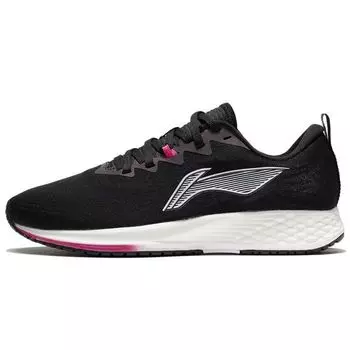 Кроссовки Li Ning Red Rabbit 4 Racing Shock Absorbing Durable Low Top для женщин, кроссовки для бега, черные ARMS006-2 36