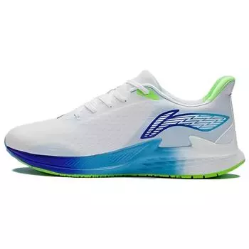 Кроссовки Li Ning Red Rabbit 4 с нескользящей износостойкой амортизацией, низкие, мужские, белые, синие, ARMS029-1 41