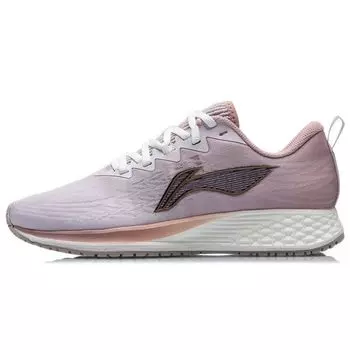 Кроссовки Li Ning Red Rabbit 4 с нескользящей подошвой, амортизирующие, прочные, с низким верхом, женские, розовые, белые, черные, ARMR004-3 35