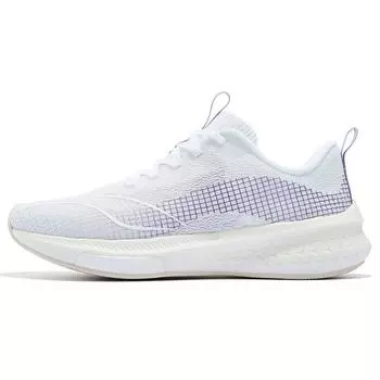 Кроссовки Li Ning Red Rabbit 5 Pro Reflective Breathable Rebound Low Top для бега, женские, белые, фиолетовые, ARMS004-14 36