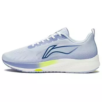 Кроссовки Li Ning Red Rabbit 5 с амортизацией, нескользящие, прочные, с низким верхом, мужские кроссовки, белые, фиолетовые, ARMS009-4 46