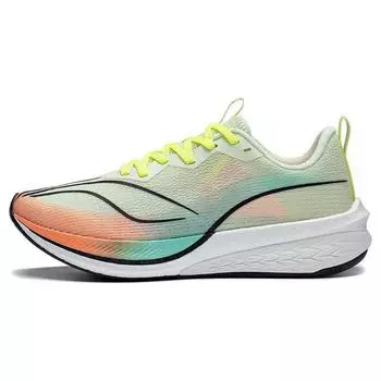 Кроссовки Li Ning Red Rabbit 6 Pro с нескользящей износостойкой дышащей подошвой для бега, женские кроссовки, зеленые, синие, оранжевые, ARMT014-8 40