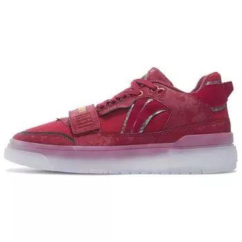 Кроссовки Li Ning Rookie Durable Low-Top Retro Basketball, мужские кроссовки, велосипедно-красные ABCS049-10 44