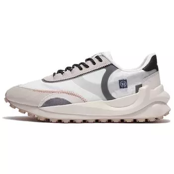 Кроссовки Li Ning Round And Square износостойкие нескользящие амортизирующие низкие кроссовки для бега мужские серые AGCS013-5 44