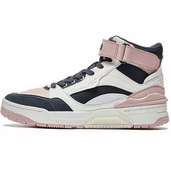 Кроссовки Li Ning Rsr 101 Hi Dream Theme Show Basketball Culture с высоким верхом в стиле ретро для баскетбола, женские кроссовки розового, черного, белого цвета ABCS086-1 36