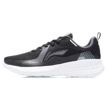 Кроссовки Li Ning Soft Element с амортизацией, нескользящие, износостойкие, дышащие, легкие, с низким верхом, унисекс, черные, серые ARHR077-4 41