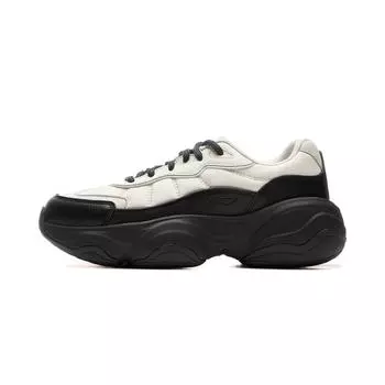 Кроссовки Li Ning Soft Rebound с толстой подошвой для похудения, амортизирующие, износостойкие, с увеличенной высотой, с низким верхом, повседневные кроссовки AGCU342-3 35