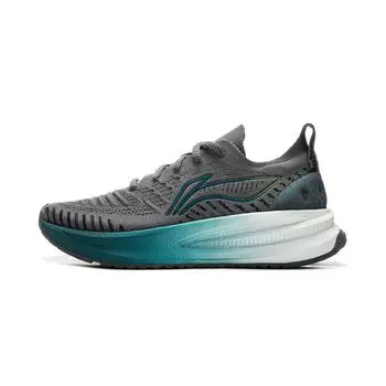 Кроссовки Li Ning Soft Rebound, удобные, амортизирующие, нескользящие, износостойкие, дышащие, с низким верхом, мужские, черные, серые ARSU065-4 39